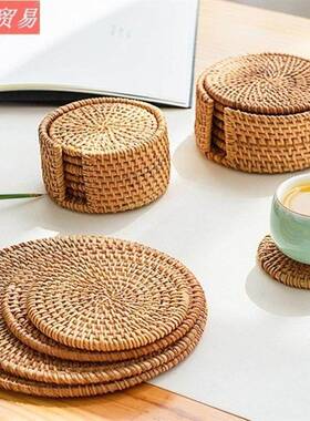 Placemat Pad Coasters Kitchen Table Mats rattan coaster
