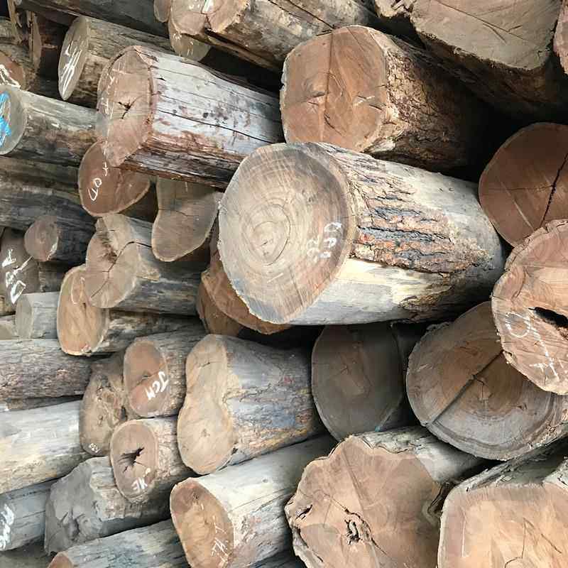 小叶红檀原木红铁木豆大叶红檀板材非洲红檀香材料各种规格齐全