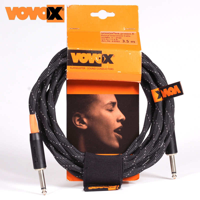 江南材子 VOVOX Link Protect A 3.5米 吉他乐器通用连接线双直头