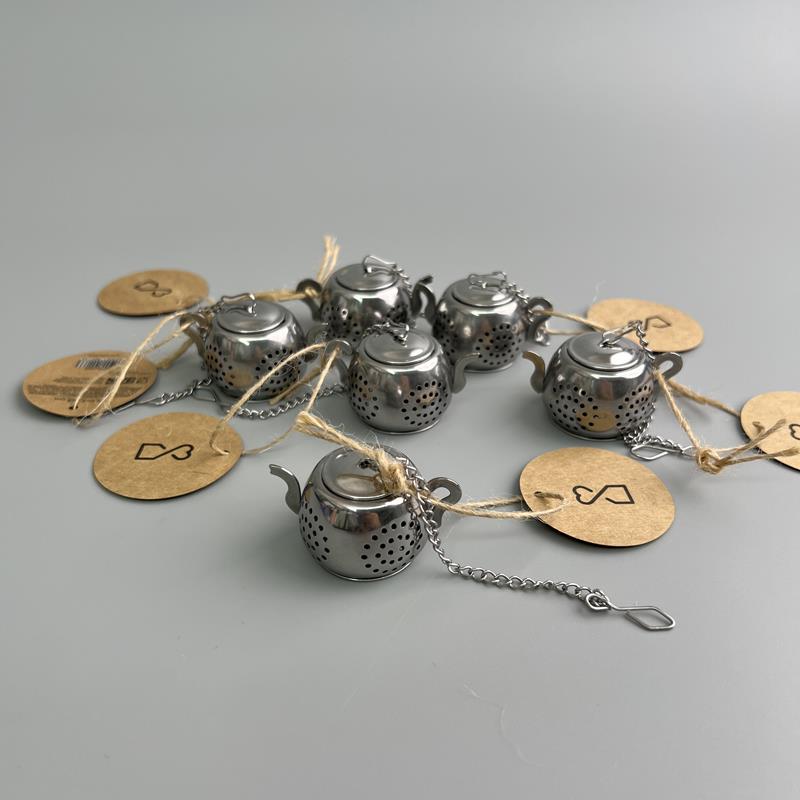 出欧洲！小茶壶造型！muy mucho不锈钢茶漏茶叶过滤泡茶器滤茶器