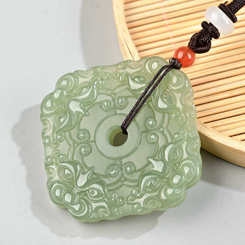 平休玉器扣吊皮四方挂件玉佩an兽坠zhao饰品和田玉玉貔貅玉玉石