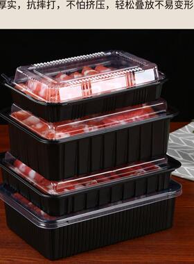 肉类保鲜盒一斤装装冷冻牛肉卷50羊0克JMR肉片盒一次性肉卷塑料包