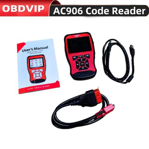 AC906 Code Reader OBD2 Scanner 发动机故障读码卡汽车诊断工具