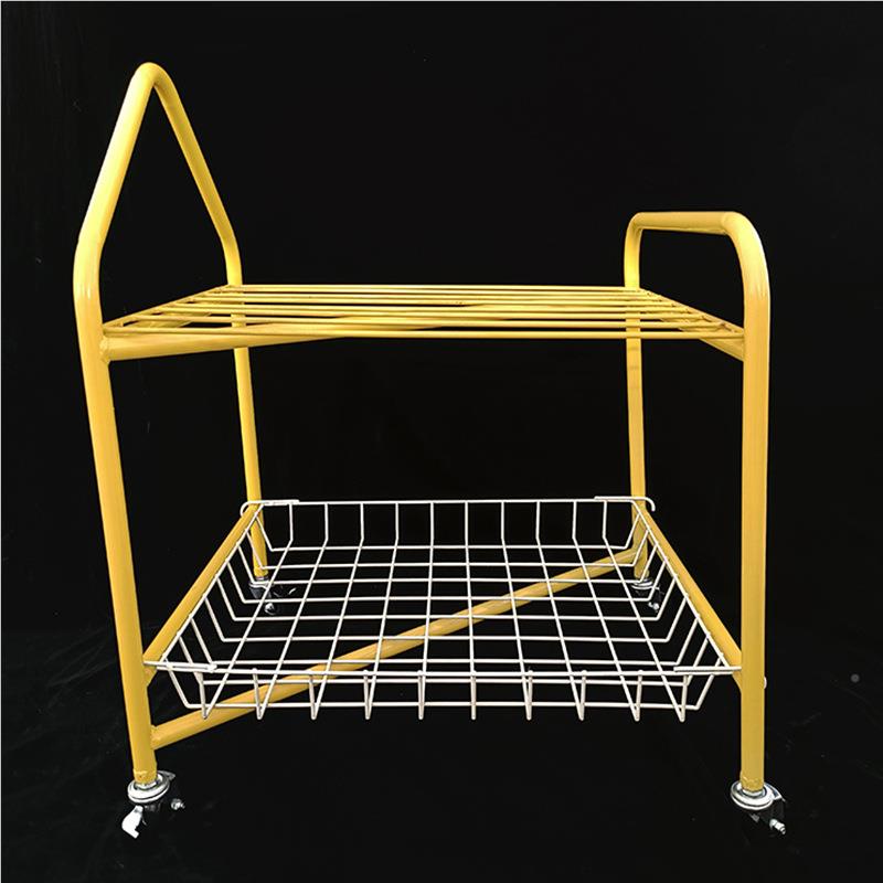 WLC006双层可移运输工具推工厂材料手运输环形物转料车动物流仓库