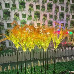 景观灯装饰灯水稻彩灯灯光夜景灯节日灯公园亮化装饰插地灯220v转