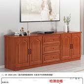 全落实木电视柜柜简约现代小户型客厅地储柜卧985室高款 松物木电