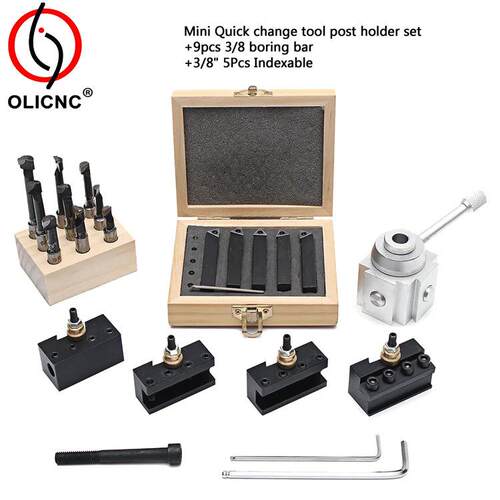 美式快换刀架套装f1-/8-9pcs4pcs刀架/8-5pc车刀套装跨境