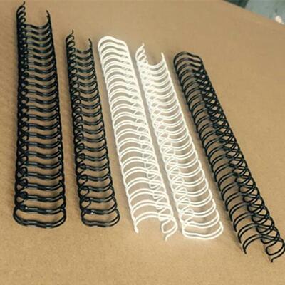 厂家供应YO圈 铁单双线圈 蛇形圈台历挂历装订铁环笔记本金属配件