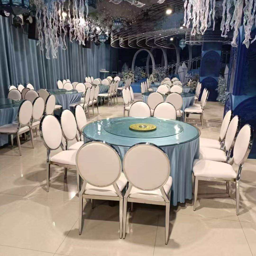 酒店宴会厅饭店婚庆婚礼堂宴会椅子圆背餐椅活动庆典椅贵宾椅