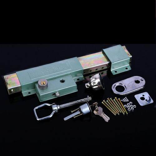 大门锁212方钢大门锁双扇门铁门木门防盗锁木门老式齿条锁双门