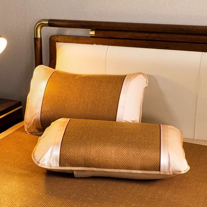 ZZ8N批发艾草驱蚊席冰丝凉席三件套双面古藤席子空调席家用宿舍可,床上用品,藤席,淘宝优惠券,粉丝福利购,淘宝优惠卷