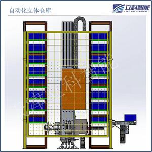 小型速智能库堆垛机西安自动化立体仓库厂家轻型料箱立体库