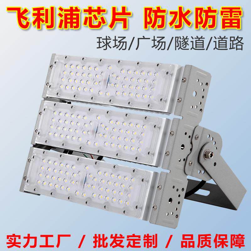 LED球场灯市电户外投光灯超亮大功率模组高杆道路广场球场照明灯