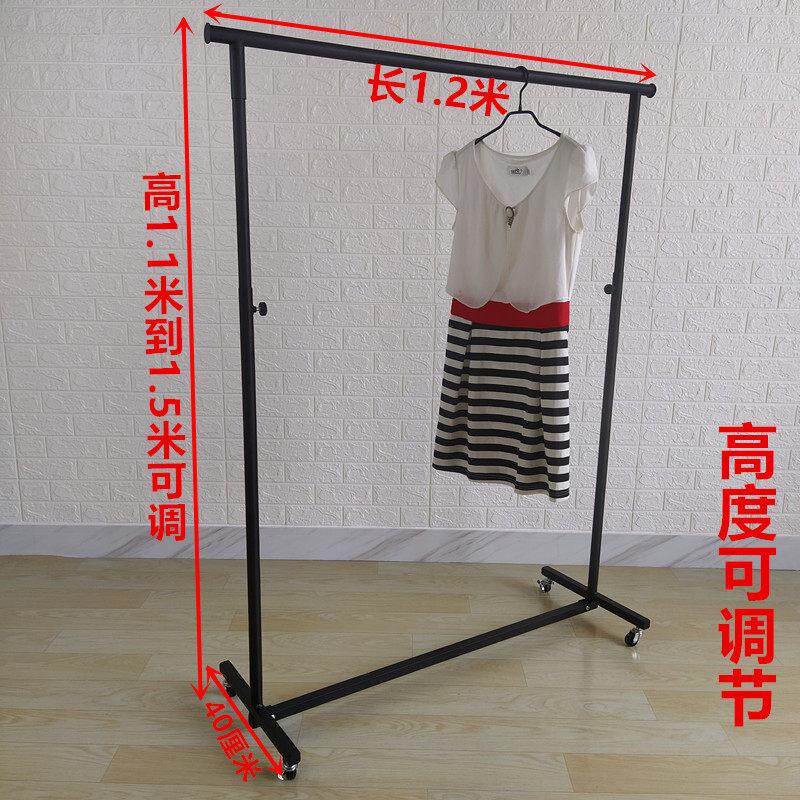 摆地摊卖货架折缩叠晾衣架子夜市衣服架服装店展示架伸挂衣/服架