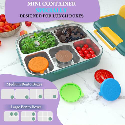 Salad Dressing To Go Containers Sauce Cups Lunch Boxes