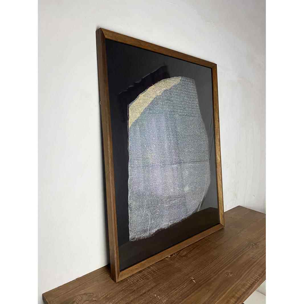柚木相框定制胡桃木画框实木照片框架挂墙1000片拼图裱画框制作