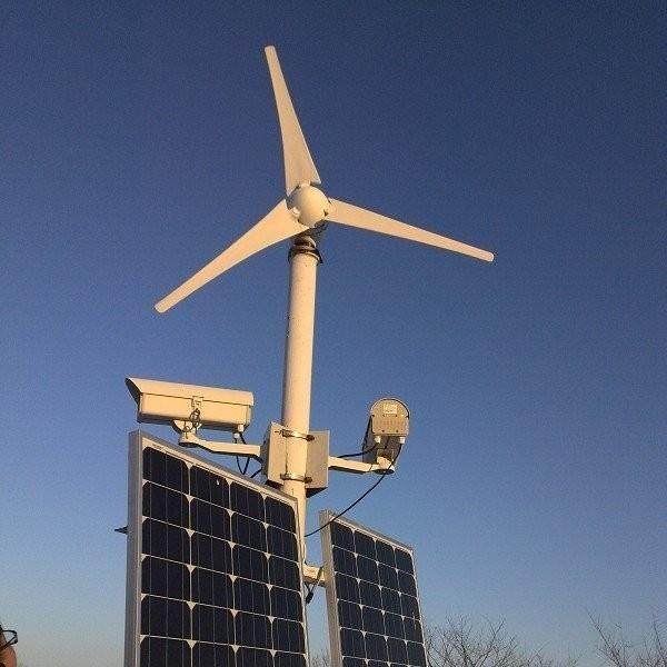 S4型片UJA水平轴风力发电机小备型电民用风能设5叶户外牧用风力发