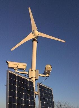 S4型片UJA水平轴风力发电机小备型电民用风能设5叶户外牧用风力发