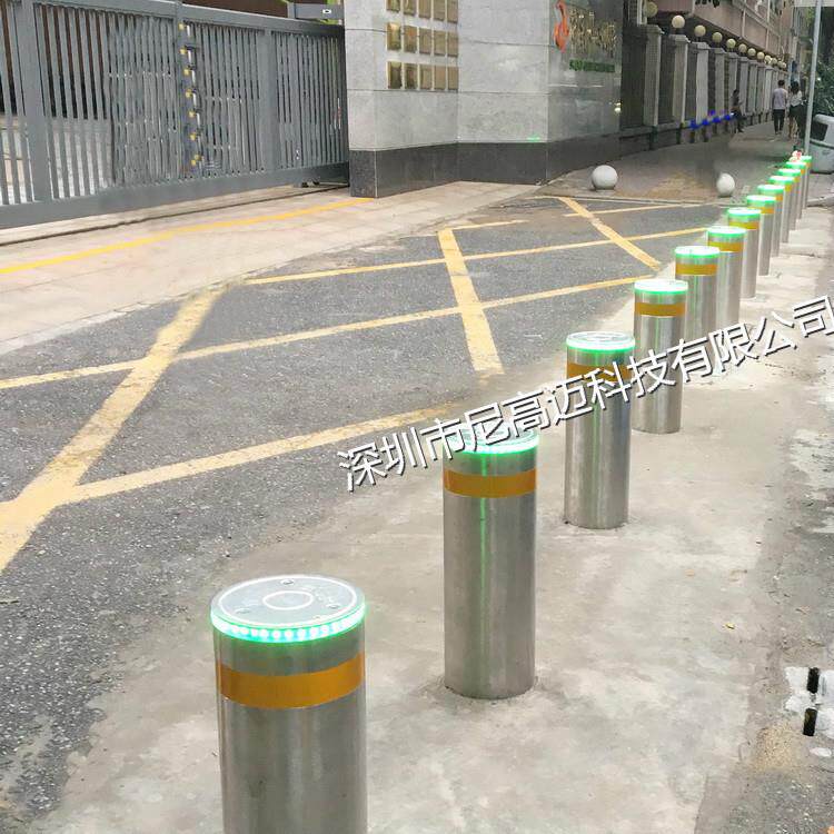 全自动伸降阻拦桩上下升缩回落挡车柱液压智能止车桩600高升降柱