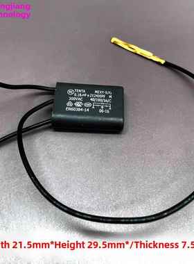 Mexy 0.18Uf+2X2400Pf m 300V X1Y2, 3线和3线黑色电动工具电容器