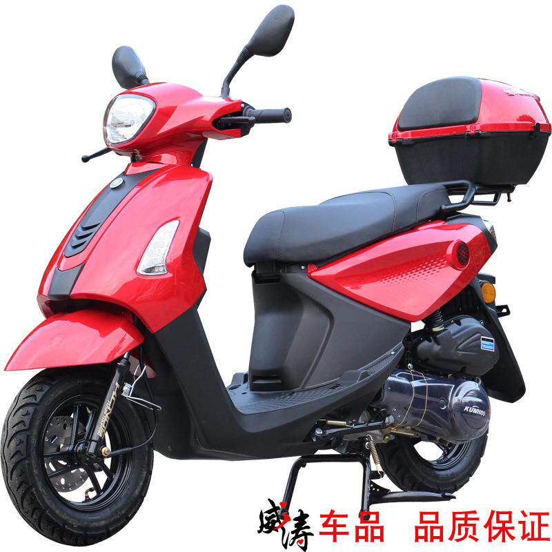 新款JOG踏板摩托车125CC燃油巧格二代踏板车成人两轮助力车