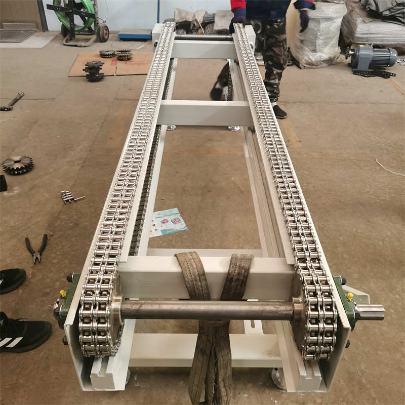 重型三排链条输送机板材链式输送带锻造双排传送带倍速链条运输机