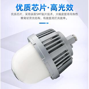 GCD616LED防爆平台灯GC203防水防眩泛光工厂弯杆灯固态照明灯50W