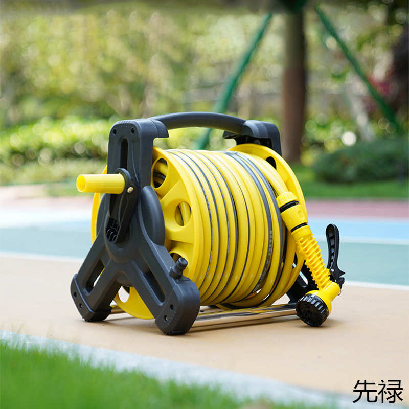 水管收纳收管架子卷管新款收管器手摇收纳盘缠水管收纳车手推