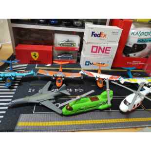 火柴盒 合金飞机模型 摆件 儿童礼物 直升机 战斗机轰炸机 散货