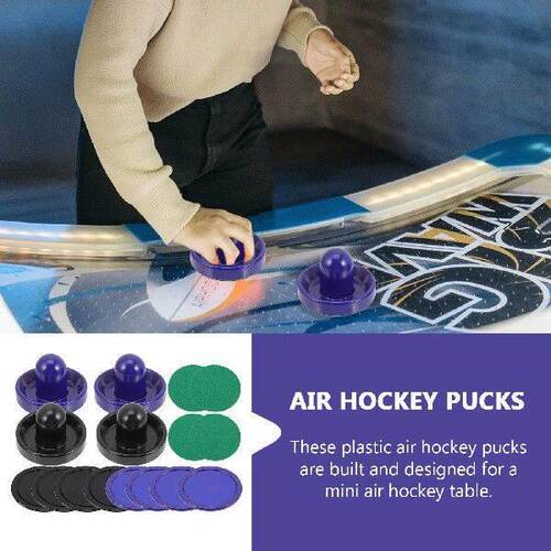 Table Hockey Accessories 96mm Black Blue Pucks Cloth Air