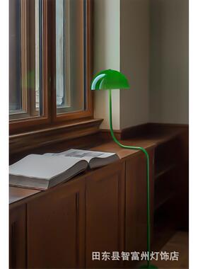 复古绿色豆芽落地灯灯中卧室台创意房60758客厅沙发墙古角氛围书