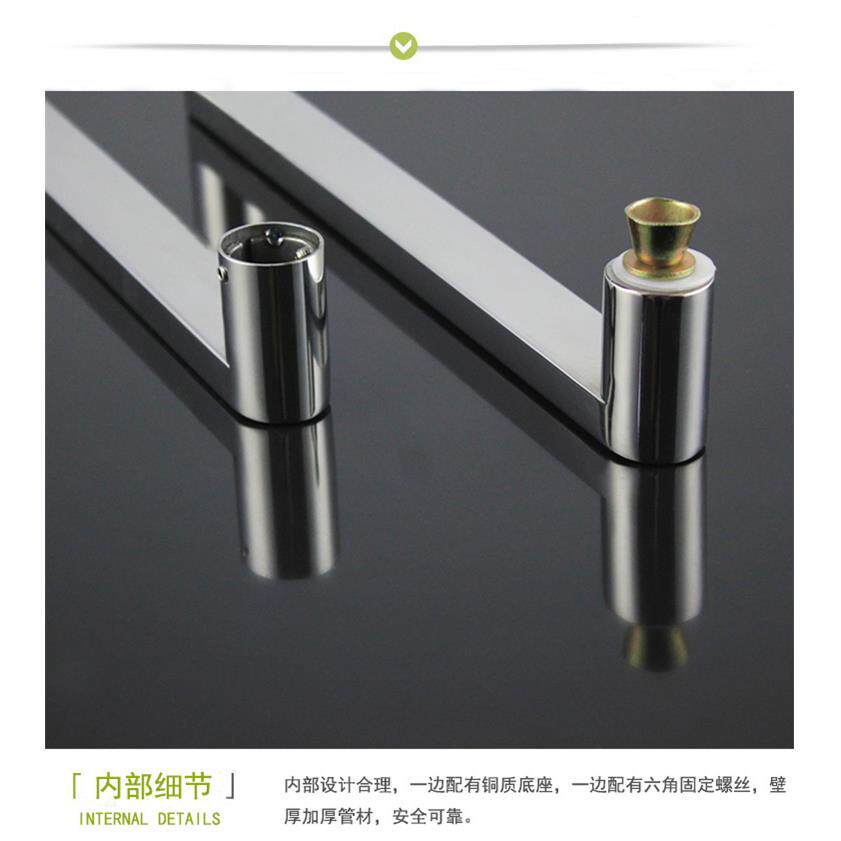 浴加厚30不钢淋房方管对装拉手时尚豪华锈店铺F7558MH8KTV玻璃4门