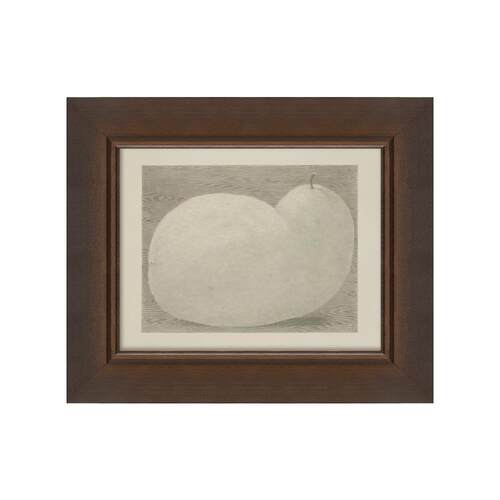 中古风组画客厅卧室现代装饰画「胖梨&多喝开水」高级餐厅壁画
