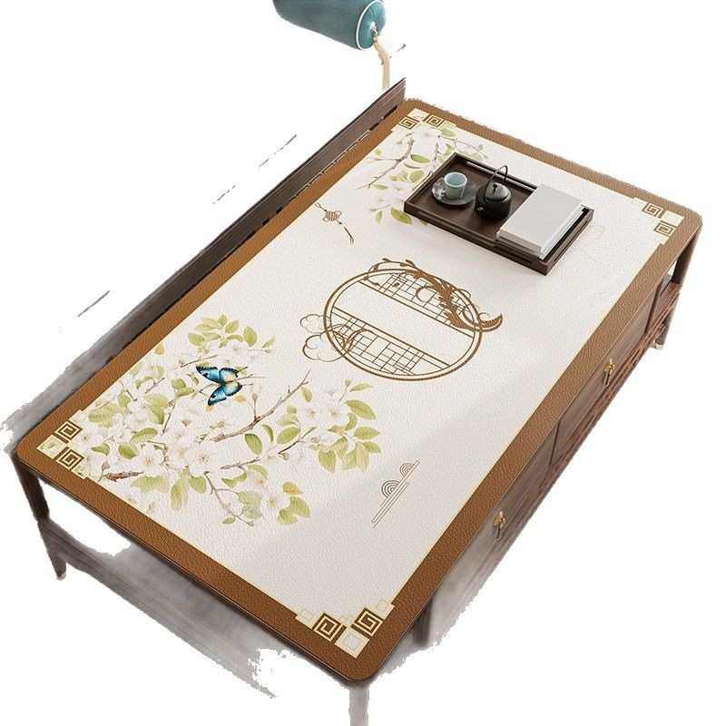 新中式茶几桌垫客厅茶几桌布免洗防水防油餐桌垫防烫家用厚高级感