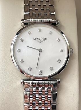 一口价9.8新浪琴优雅系列L4.512.4.87.6石英女士腕表