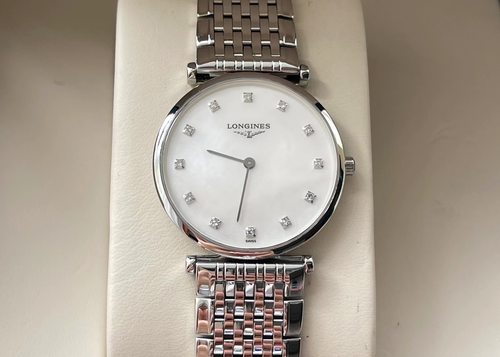 一口价9.8新浪琴优雅系列L4.512.4.87.6石英女士腕表