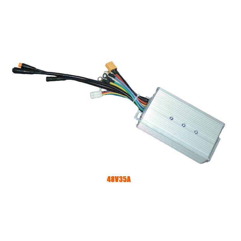 48V35A可适配1000W电机锂电助力折叠车改装电动自行车方波控制器