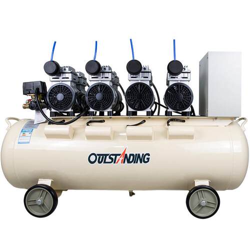奥突斯OTS-750X4-120L无油静音空压机3000W充气泵空气压缩机