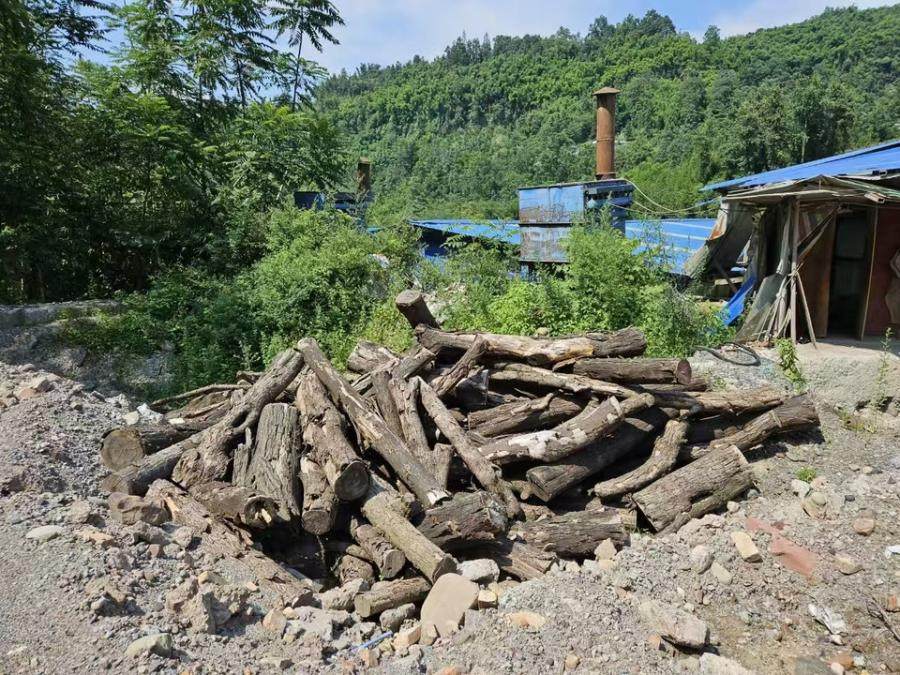 1月4日宜宾屏山县公安局罚没的一台移动锤破制砂机和杂木、润楠原木共130根网络拍卖公告