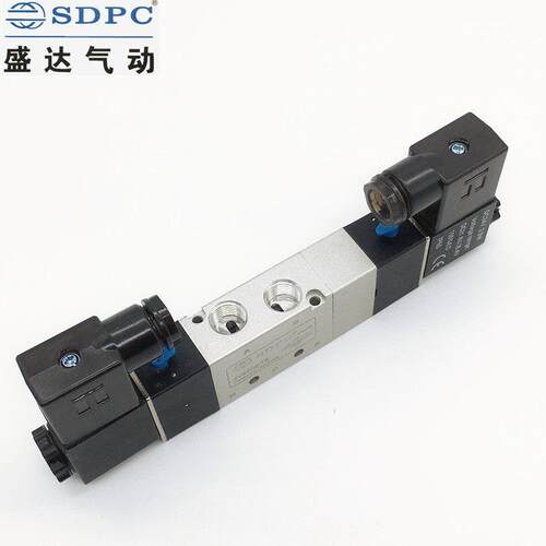 SDPC盛达气动三位五通电磁阀V5430C-15 V5430E-15V5430P-15换向阀