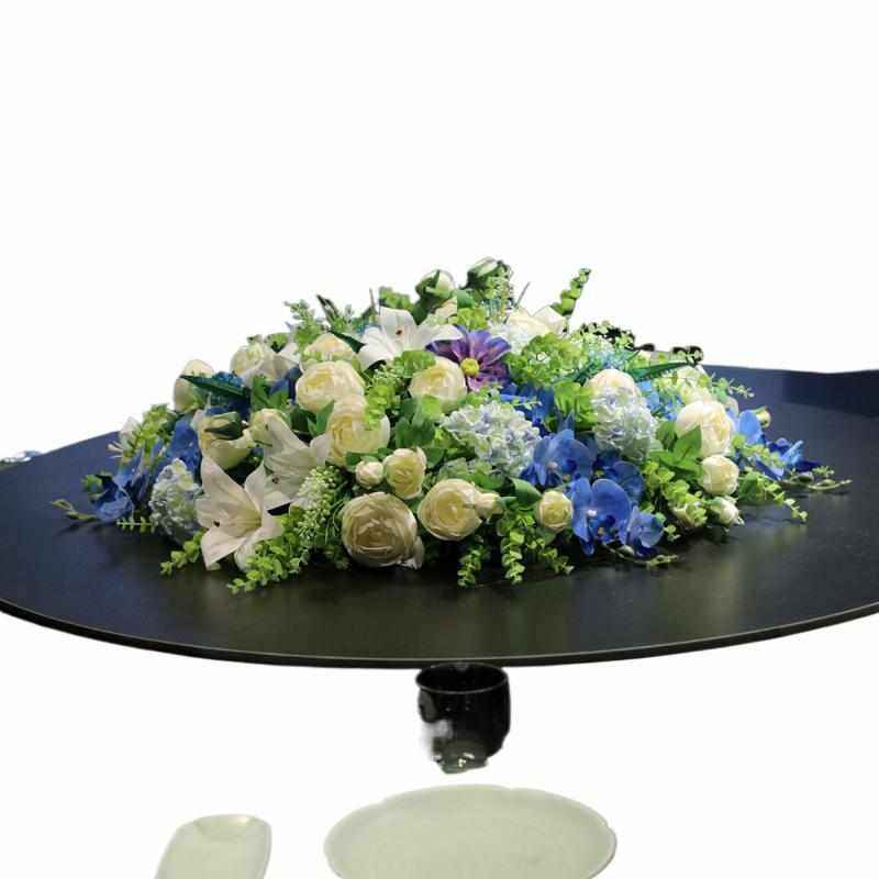 餐厅大圆桌仿真花装饰摆件高档酒店包厢圆形桌面转盘中间假花台花,家居饰品,仿真花/假花,淘宝优惠券,粉丝福利购,淘宝优惠卷