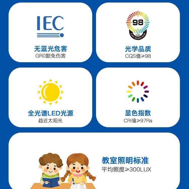 卧室顶156吸光灯简现代简约创意主卧房间中山灯具极全谱护眼书房