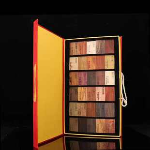 木牌子红木檀木原木标本30种一套4x6小叶紫檀木料升级版无事牌