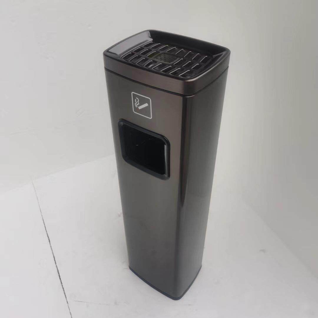 高档防指纹酒店宾馆物业单位电梯口过道门口用垃圾桶灭烟桶商用