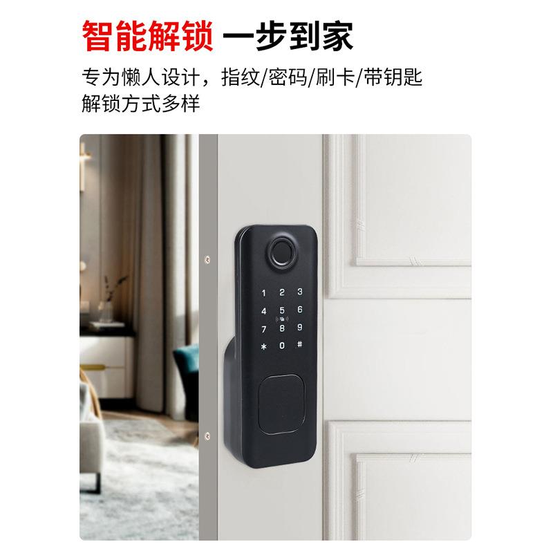 锁头锁双面户外防牛水指纹密XTG-A6码智能院门出租房公寓刷卡免庭