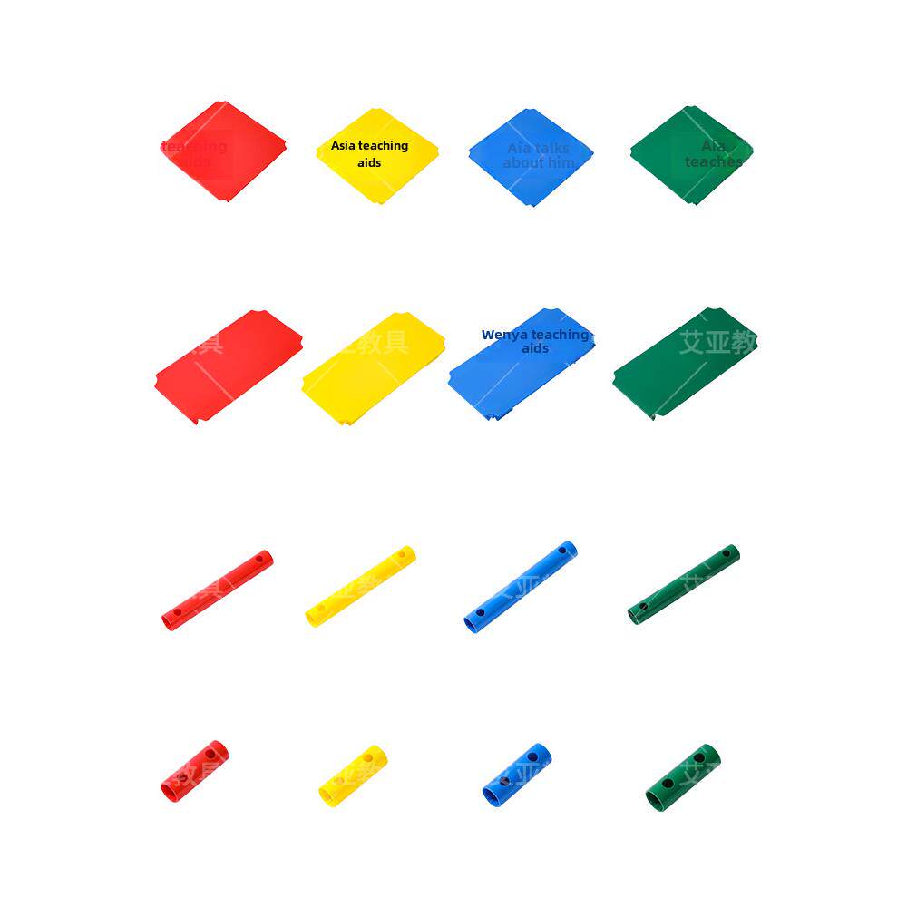 儿童攀爬架配件转接头qua圆管拼插连接方块底板平台六通pp环保