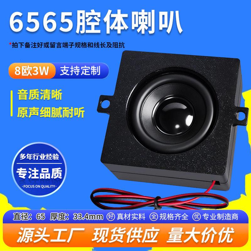 精歌源方形6565腔体音箱8欧3W全频内磁16芯智能语音AI喇叭扬声器