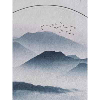 墙纸定制来图定做宣绒布油画壁布背景墙布展厅剧本杀酒店壁纸壁画