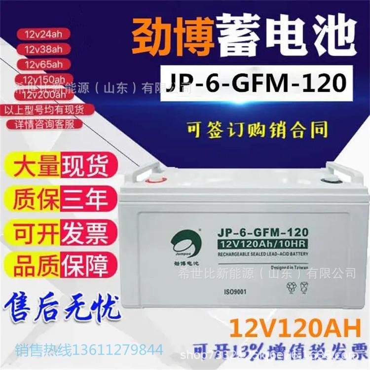 劲博蓄电池JP-6-GFM-120防火或保全系统12V120AH计算机数据中心