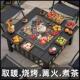 跨境多功能烧烤炉木炭烤肉串架庭院家具火盆别墅户外花园取暖房桌